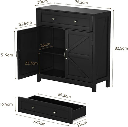 Semiocthome Farmhouse Sideboard Buffet Cabinet - Image 2
