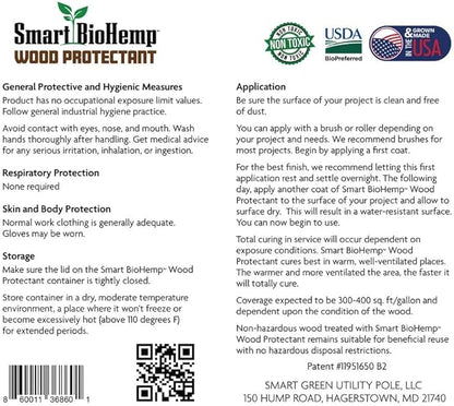 Plant-Powered 1-Quart Protectant, Protects Wood from Water & UV Rays, - Image 2