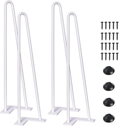 SMARTSTANDARD 14 Inch Heavy Duty Hairpin Furniture Legs, Metal Home DIY Projects by SMARTSTANDARD