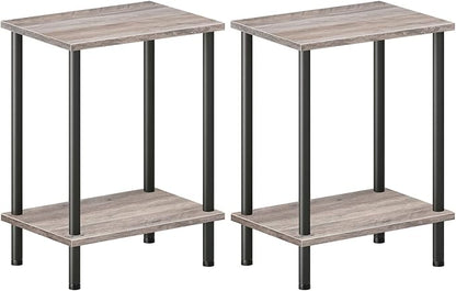 HOOBRO End Tables Set of 2, Small Side Table, Nightstand by HOOBRO