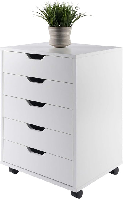Winsome 10519 Halifax 5-Drawer Composite Wood Cabinet - Image 9