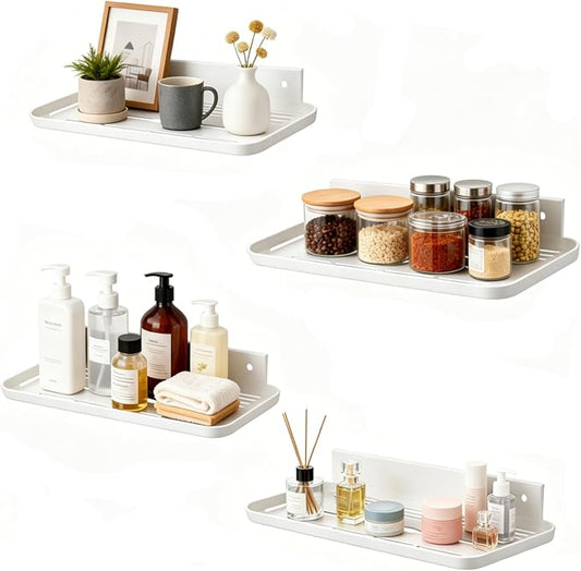 Floating Shelves for Wall, Wall Mounted Floating Shelves, Bathroom Shelf by Laoyello
