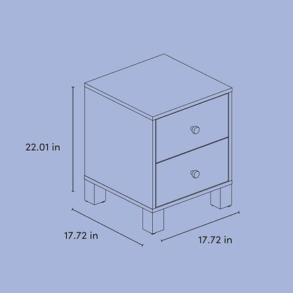 Storkcraft California 2-Drawer Nightstand – GREENGUARD Gold Certified, Premium - Image 3