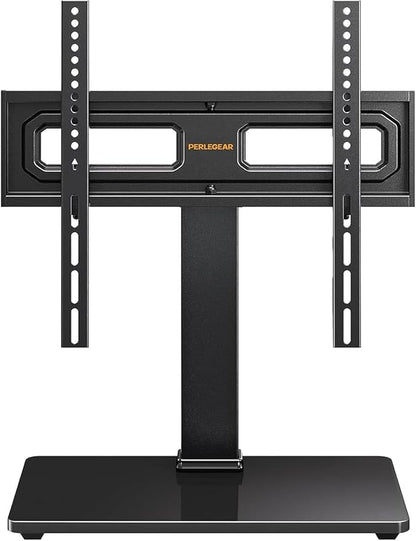 Perlegear Table Top TV Stand Mount, Universal Swivel TV Stand by Perlegear