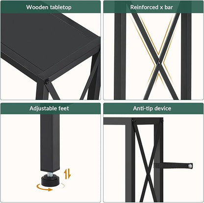 Gewudraw 55.1" Narrow Sofa Table, Console Table - Image 8