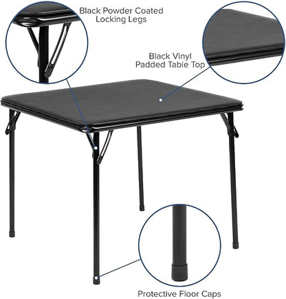 Flash Furniture Mindy Kids 5-Piece Folding Table and Chairs Set - Image 6