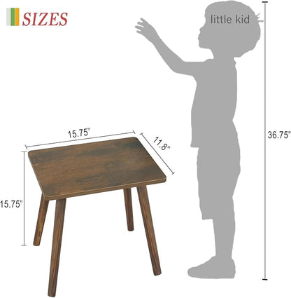 AWASEN Side Table, Small Wood End Table Living Room, Mini Bed Side Table Modern - Image 2