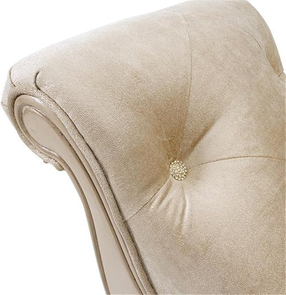 Michael Amini Platine de Royale Velvet Accent Bench - Image 9