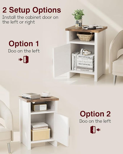 YESHOMY Farmhouse Modern Nightstand - Image 8