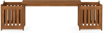 FURINNO FG19455 Tioman Hardwood Outdoor Lifestyle Flowerbox - Image 8