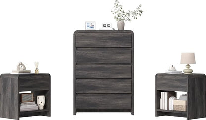 AMERLIFE Modern 3-Piece Bedroom Furniture Set - Image 9