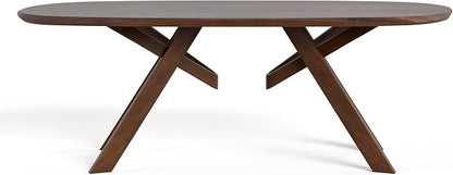 Furniture of America Nazaen VI 82.5" Mid-Century Modern Solid Wood Live Edge - Image 4