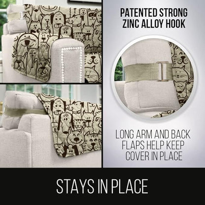 Sofa Shield® Couch Slip Covers for Dogs, Reversible Furniture Protector - Image 4