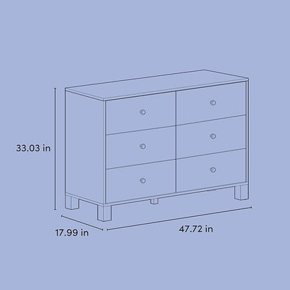 Storkcraft California 6-Drawer Double Dresser - Image 3