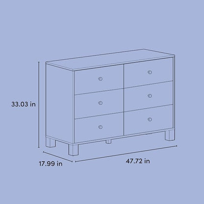 Storkcraft California 6 Drawer Double Dresser – GREENGUARD Gold Certified - Image 3