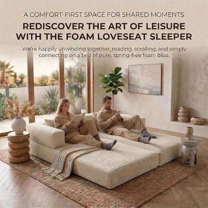 78" 4-in-1 Convertible Sofa Bed, Boneless Corduroy Sleeper Couch - Image 5