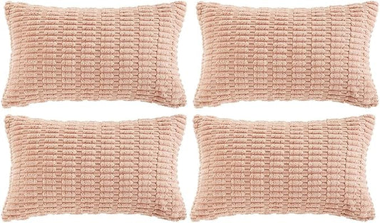 Fancy Homi 4 Packs Decorative Throw Pillow Covers by Fancy+Homi