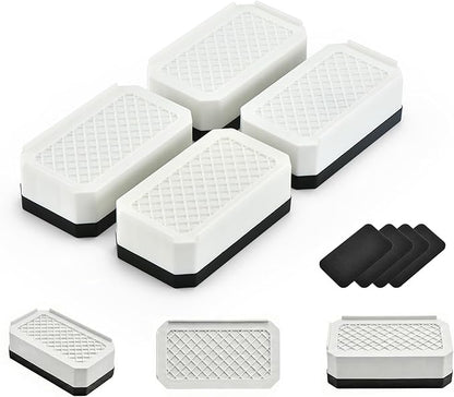 EclatBain Rectangle Bed Risers Furniture Risers Heavy-Duty Rectangular by Unknown
