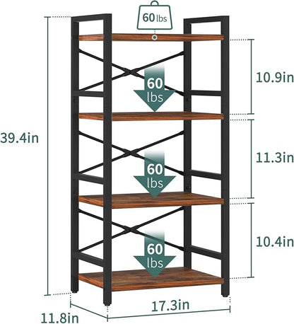 Yoobure 4 Tier Bookshelf - Image 3
