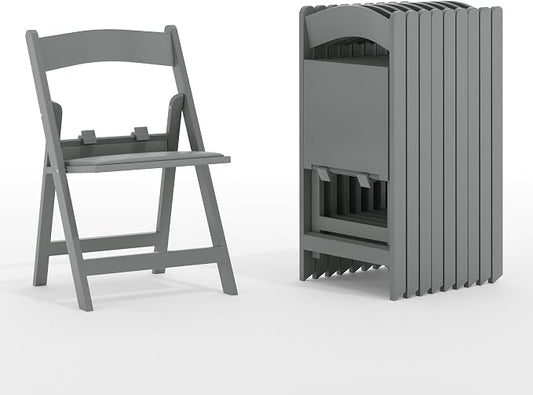 Flash Furniture Hercules Set of 10 Kids Gray Resin Folding Chair by FlashFurniture