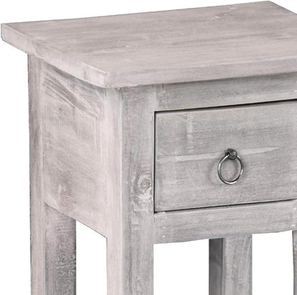 Sunset Trading Shabby Chic Cottage Accent Table, Stonewall Gray - Image 7