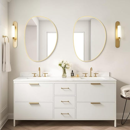 WallBeyond Irregular Wall Mirror, Asymmetrical Mirror Wall Mounted - Image 3