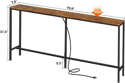 SUPERJARE 70 Inch Console Table - Image 3