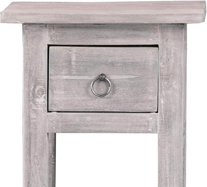 Sunset Trading Shabby Chic Cottage Accent Table, Stonewall Gray - Image 6
