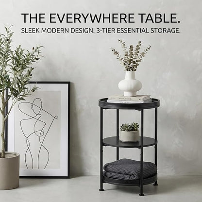 Dulcii Side Table, Round End Table - Image 3