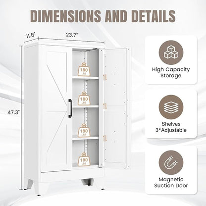 Yizosh Metal Storage Cabinet - Image 2