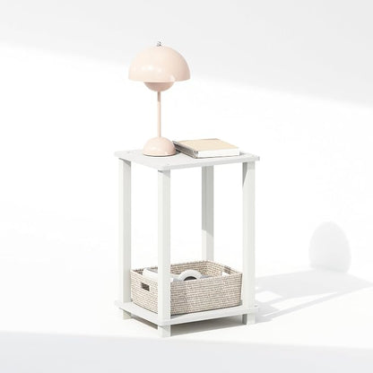 Furinno Simplistic Night Stand, 2-Tier Small Nightstand - Image 3