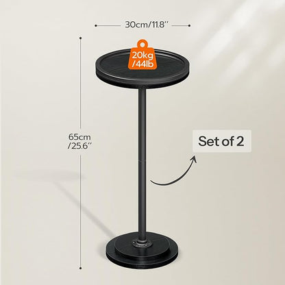 HOOBRO Small Round Side Tables, Drink Tables, Coffee Martini Tables - Image 3