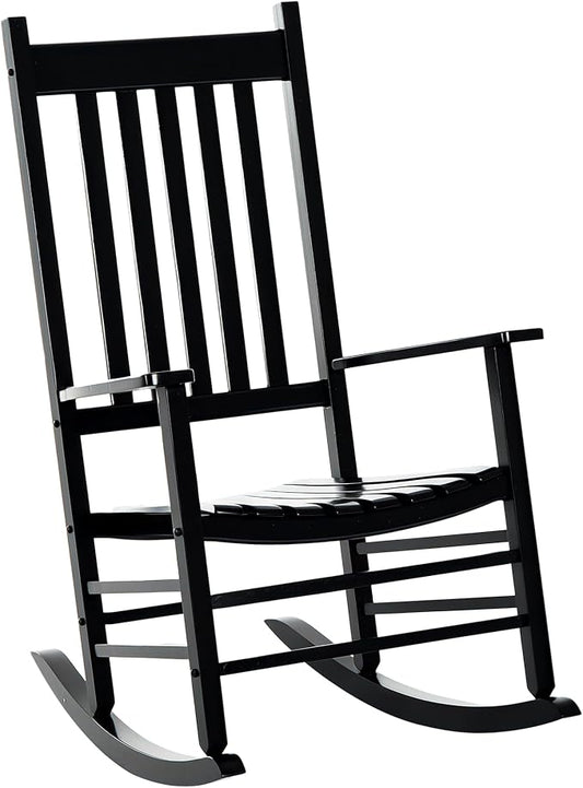 Outsunny Outdoor Rocking Chair, Patio Wooden Rocking Chair by Outsunny