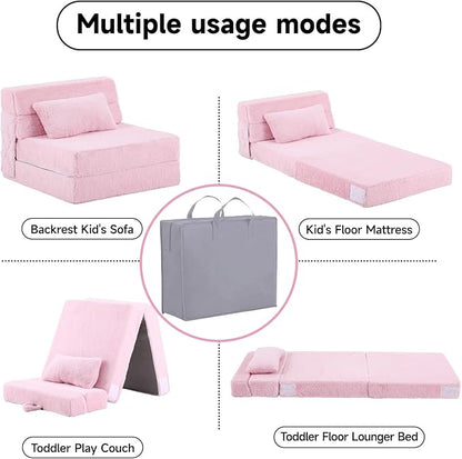 Tiita Convertible Folding Kids Sofa Bed - Image 5