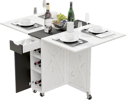 3imothrix Folding Dining Table, Dinner Table by 3imothrix