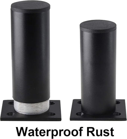 Set of 4 Furniture Legs 4 Inch, Adjustable Aluminum Alloy Cabinet Legs - Image 4