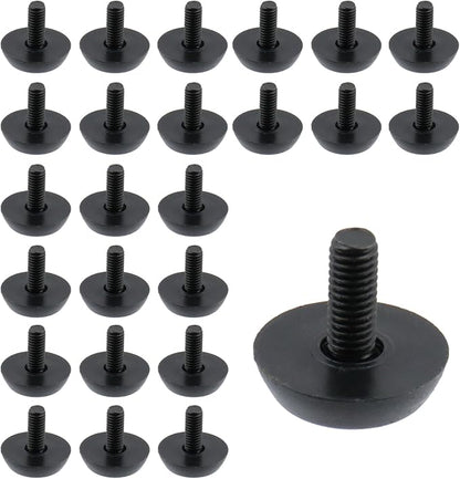 Antrader 24 Pack M6×15mm Furniture Lvelers, Table Leg Levelers, Levelling Foot by Antrader