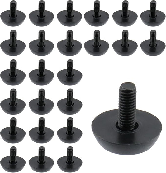 Antrader 24 Pack M6×15mm Furniture Lvelers, Table Leg Levelers, Levelling Foot by Antrader