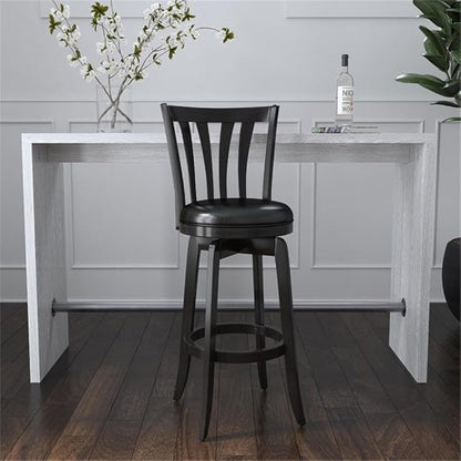Hillsdale Savana Wood Bar Height Kitchen Stool, 29.5" High - Image 2