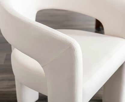 VESCASA Velvet Barrel Dining Chair - Image 8
