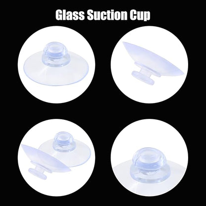 30 Pack Clear PVC Plastic Suction Cups, Anti-Collision, Transparent, Without - Image 3