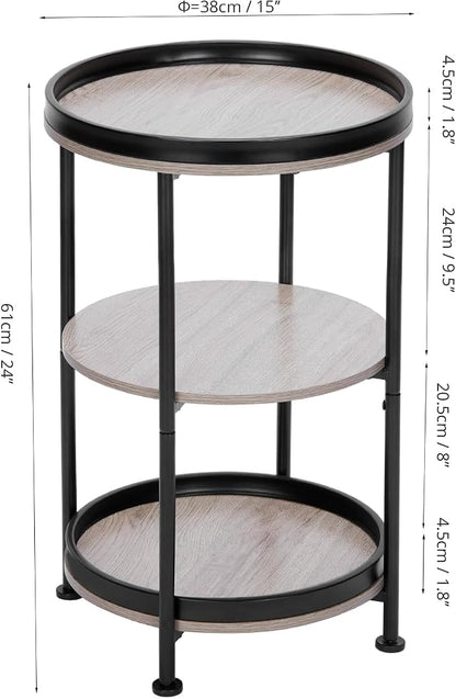 Dulcii Side Table, Round End Table - Image 3