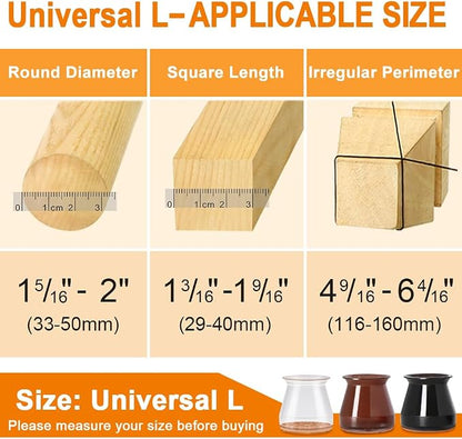 24 Pcs Chair Leg Floor Protectors - Image 5