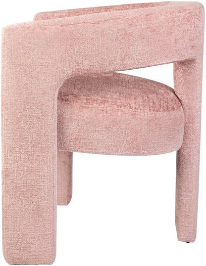 Jofran Gwen Jacquard Upholstered Accent Chair, Modern Luxury Plush Sculptural - Image 5