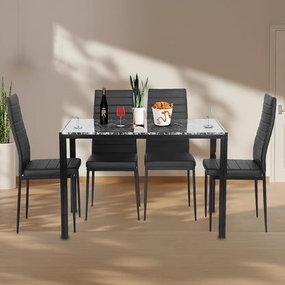 FDW Dining Table Set Dining Room Table Set - Image 2