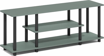 Furinno Turn-N-Tube TV Stand, 3-Tier Open Frame Rectangular Entertainment Center - Image 5