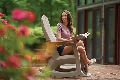 Semco Rockaway Heavy Duty All-Weather Outdoor Rocking Chair Plastics - Image 2