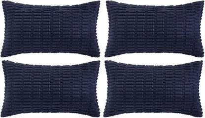 Fancy Homi 4 Packs Decorative Throw Pillow Covers by Fancy+Homi
