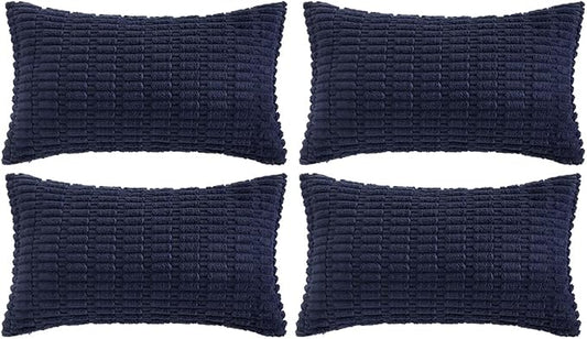 Fancy Homi 4 Packs Decorative Throw Pillow Covers by Fancy+Homi