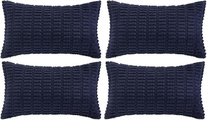Fancy Homi 4 Packs Decorative Throw Pillow Covers by Fancy+Homi